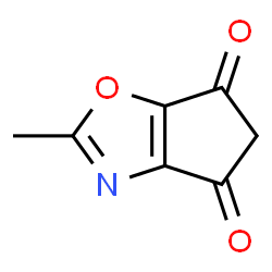 4H-Cyclopentoxazole-4,6(5H)-dione,2-methyl-(9CI) Structure