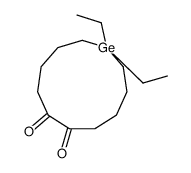 1,1-Diethylgermacycloundecane-6,7-dione Structure