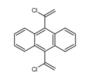 9,10-bis(1-chlorovinyl)anthracene结构式