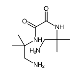 N,N'-bis(1-amino-2-methylpropan-2-yl)oxamide结构式