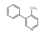 4-methyl-3-phenylpyridine Structure