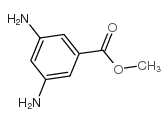 3,5-二氨基苯甲酸甲酯结构式