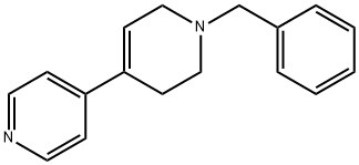 1-benzyl-4-(γ-pyridyl)-1,2,5,6-tetrahydropyridine结构式