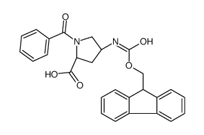 L-Proline, 1-benzoyl-4-[[(9H-fluoren-9-ylmethoxy)carbonyl]amino]-, (4S)- (9CI) picture