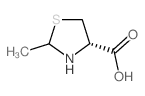 (4S,2rs)-2-甲基噻唑烷-4-羧酸结构式