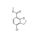 Methyl 4-Chloro-2,3-dihydrobenzofuran-7-carboxylate Structure