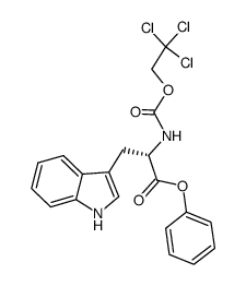 phenyl ((2,2,2-trichloroethoxy)carbonyl)-L-tryptophanate Structure