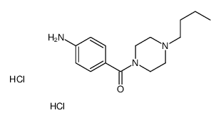 (4-aminophenyl)-(4-butylpiperazin-1-yl)methanone,dihydrochloride结构式