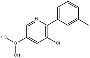 5-Chloro-6-(3-tolyl)pyridine-3-boronic acid picture