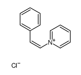 1-[(E)-2-phenylethenyl]pyridin-1-ium,chloride结构式