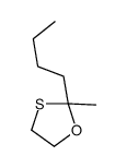 2-butyl-2-methyl-1,3-oxathiolane Structure