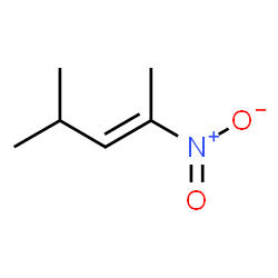 (Z)-2-Nitro-4-methyl-2-pentene Structure