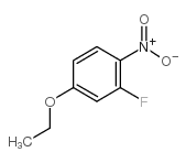 4-乙氧基-2-氟-1-硝基苯结构式