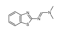 Methanimidamide, N-2-benzothiazolyl-N,N-dimethyl- (9CI) Structure