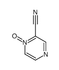 1-oxidopyrazin-1-ium-2-carbonitrile结构式