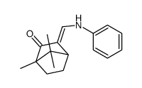 2-(anilinomethylidene)-4,7,7-trimethylbicyclo[2.2.1]heptan-3-one Structure