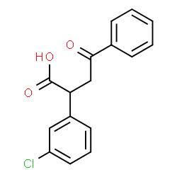 2-(3-Chlorophenyl)-4-oxo-4-phenylbutanoic acid结构式