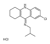 (7-chloro-1,2,3,4-tetrahydroacridin-9-yl)-(2-methylpropyl)azanium,chloride结构式