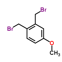 1,2-Bis(bromomethyl)-4-methoxybenzene Structure