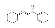 3,3-pentamethylenepropadienyl phenyl sulfoxide Structure