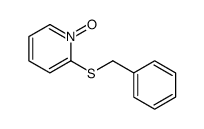 2-benzylsulfanyl-1-oxidopyridin-1-ium Structure