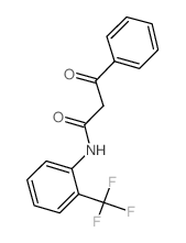 BETA-OXO-N-[2-(TRIFLUOROMETHYL)PHENYL]-BENZENEPROPANAMIDE结构式