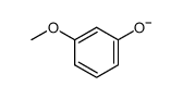 m-methoxyphenol anion结构式