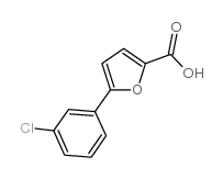 5-(3-chloro-phenyl)-furan-2-carboxylic acid structure