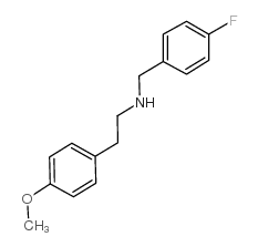 N-[(4-fluorophenyl)methyl]-2-(4-methoxyphenyl)ethanamine结构式