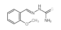 [(E)-(2-methoxyphenyl)methylideneamino]thiourea Structure