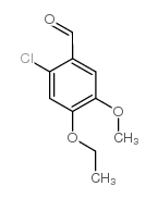 2-chloro-4-ethoxy-5-methoxybenzaldehyde结构式