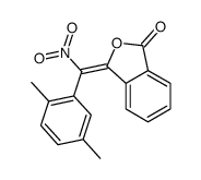 3-[(2,5-dimethylphenyl)-nitromethylidene]-2-benzofuran-1-one结构式