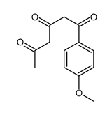 1-(4-methoxyphenyl)hexane-1,3,5-trione Structure