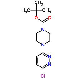 1-Boc-4-(6-氯-哒嗪-3-基)哌嗪结构式