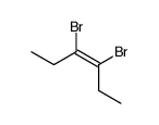 3,4-dibromohex-3-ene Structure