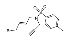 (E)-N-(4-bromo-2-buten-1-yl)-4-methyl-N-(2-propyn-1-yl)-benzenesulfonamide Structure