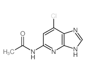 Acetamide, N- (7-chloro-1H-imidazo[4,5-b]pyridin-5-yl)-结构式