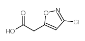 2-(3-chloro-1,2-oxazol-5-yl)acetic acid结构式