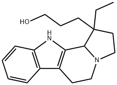 1-Ethyl-2,3,5,6,11,11b-hexahydro-1H-indolizino[8,7-b]indole-1-(1-propanol) structure