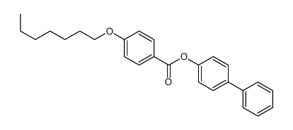 (4-phenylphenyl) 4-heptoxybenzoate Structure