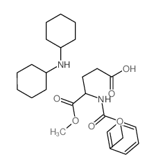 N-cyclohexylcyclohexanamine; 5-methoxy-5-oxo-4-phenylmethoxycarbonylamino-pentanoic acid picture