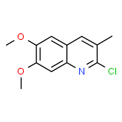 2-Chloro-6,7-dimethoxy-3-methylquinoline structure