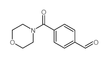 4-(吗啉-4-羰基)苯甲醛结构式