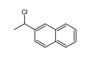 2-(1-chloroethyl)naphthalene Structure