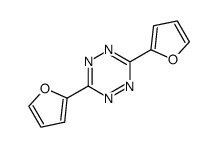 3,6-di(furan-2-yl)-1,2,4,5-tetrazine结构式