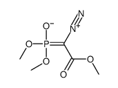 Acetic acid,diazo(dimethoxyphosphinyl)-,methyl ester Structure