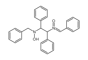 α-phenyl-N-(2-benzylhydoxylamino-1,2-diphenylethano)nitrone结构式