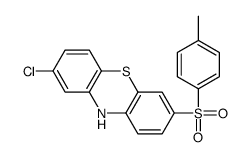 2-chloro-7-(4-methylphenyl)sulfonyl-10H-phenothiazine结构式