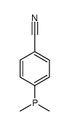 4-dimethylphosphanylbenzonitrile结构式