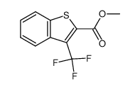 methyl 3-trifluoromethylbenzo[b]thiophene-2-carboxylate Structure